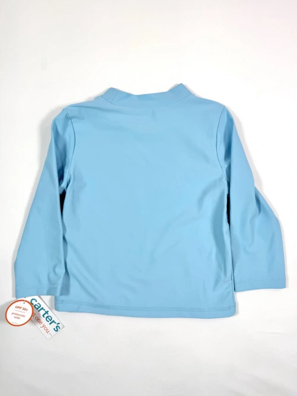 NWT JUST ONE YOU BY CARTER'S Boys' Blue Shark UPF 50+ Long Sleeve Rash Guard 18M